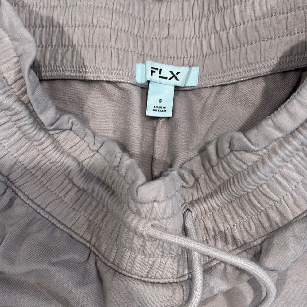 Dusty Rose Joggers with Drawstring Waistband - Picture 2 of 5